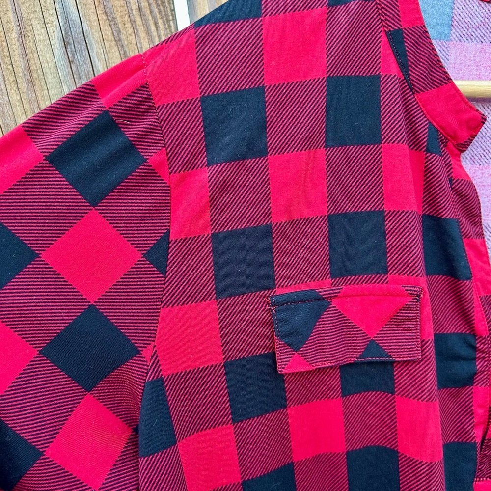 Buffalo Check Shirt Sz. 3x Women’s Plaid Tunic by Murrono - Picture 4 of 6